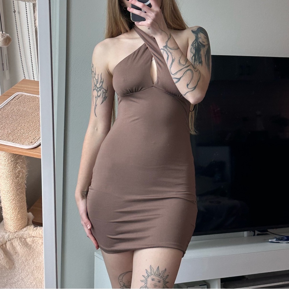 H&M Dress in Warm Brown
